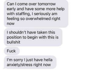 Overwhelmed Text