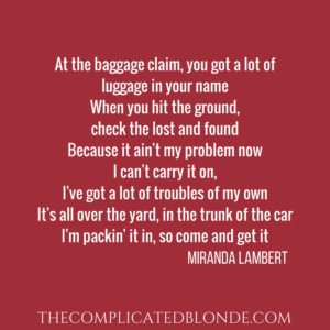 Baggage Claim Lyrics
