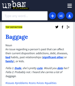 Baggage Definition