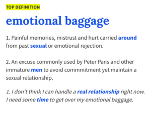 Emotional Baggage Definition