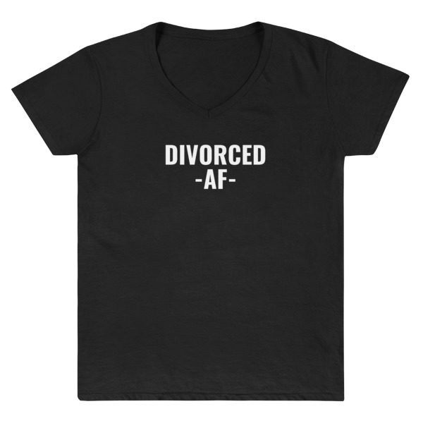 Women's Divorced AF V-Neck Shirt